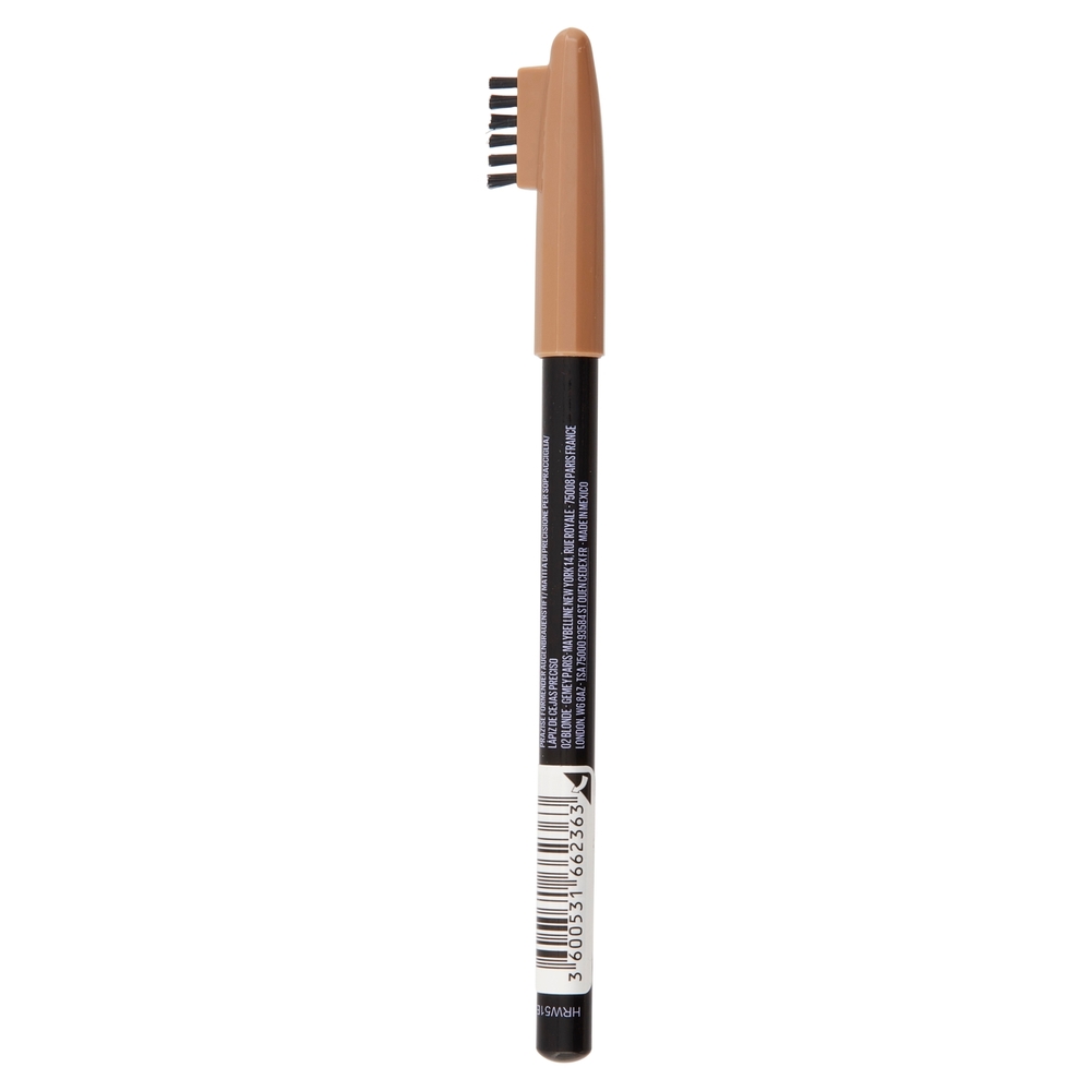 Maybelline New York Matita per Sopracciglia, Express Brow Shaping Pencil, 02 Blonde